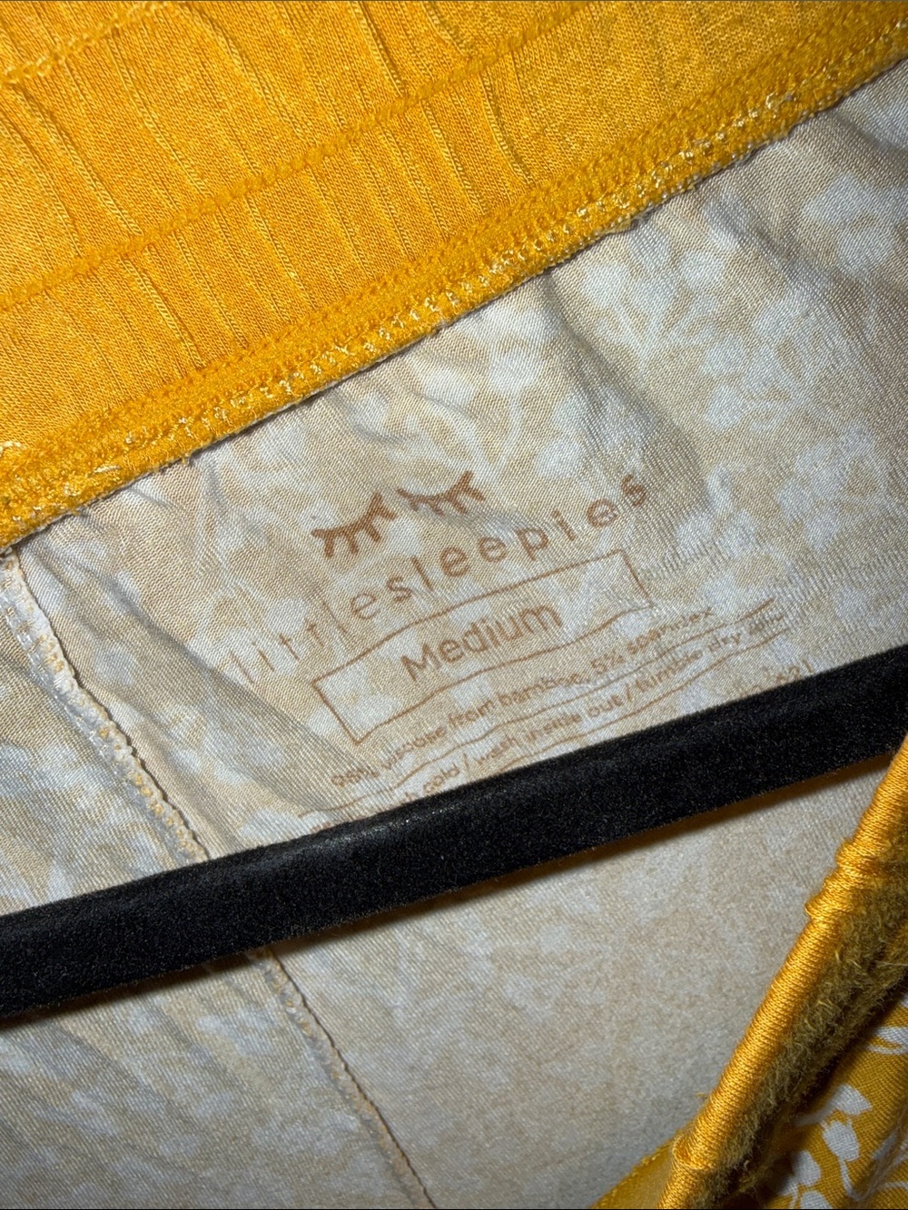 Little Sleepies Yellow Floral pajama set - Picture 7 of 9